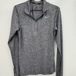 Nike Dri-FIT Black and Gray Pullover